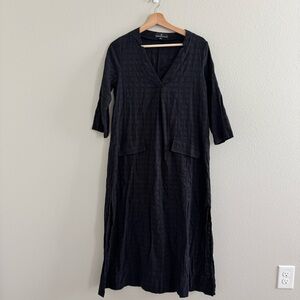 Tuckernuck exclusive - black cotton kaftan